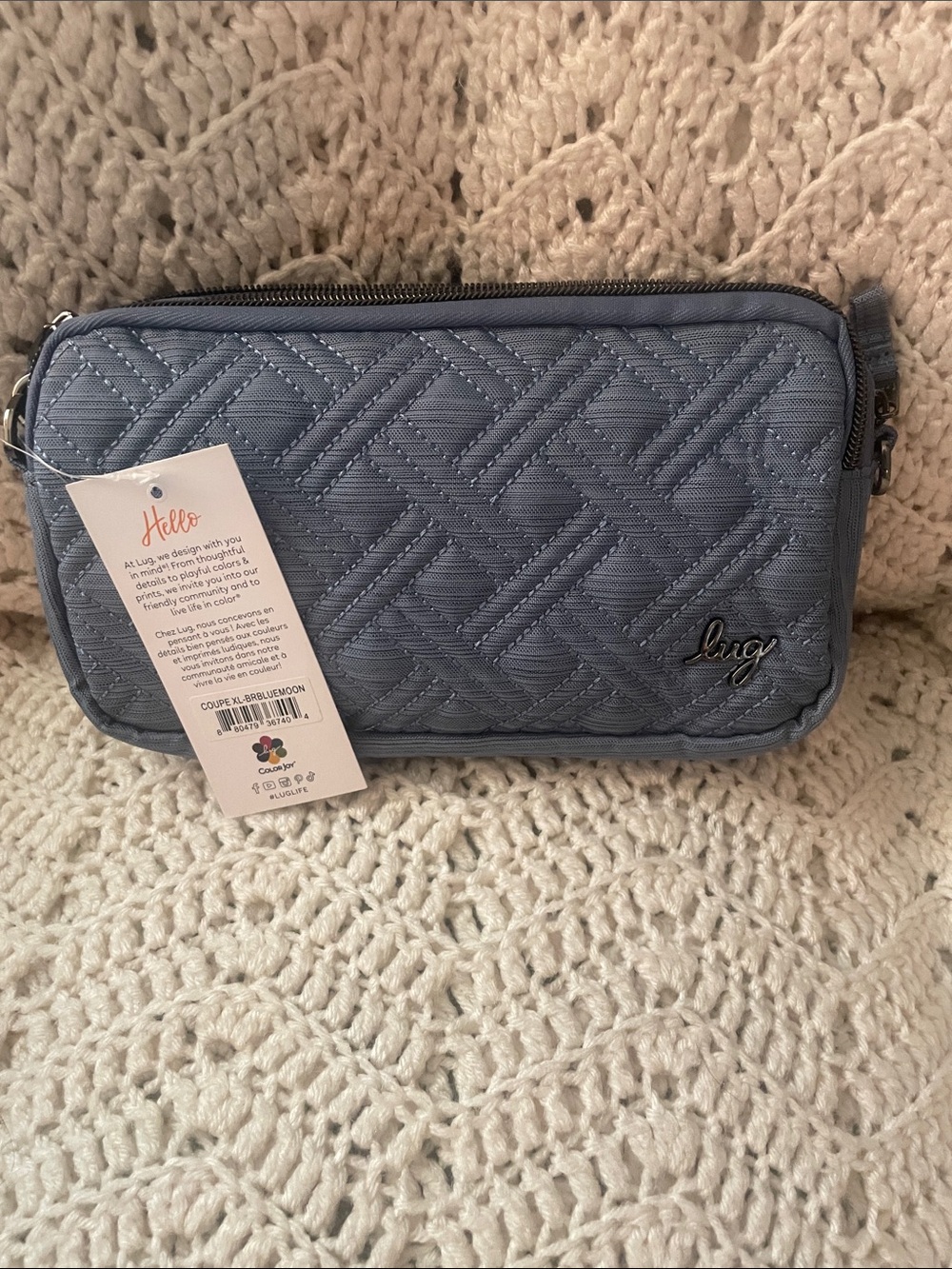 NWT- Lug Coupe XL Brushed Blue Moon
